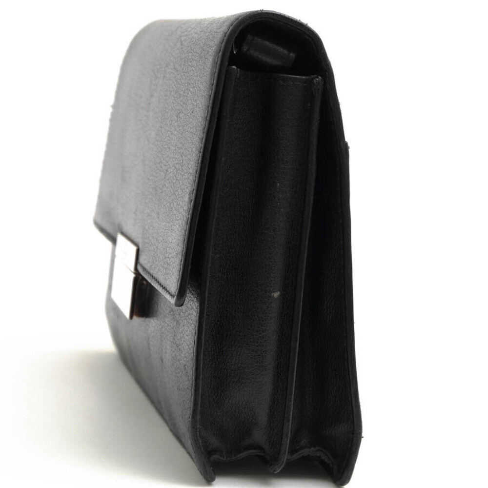 GUCCI Clutch Bag Calfskin Leather Flap - Picture 5 of 9